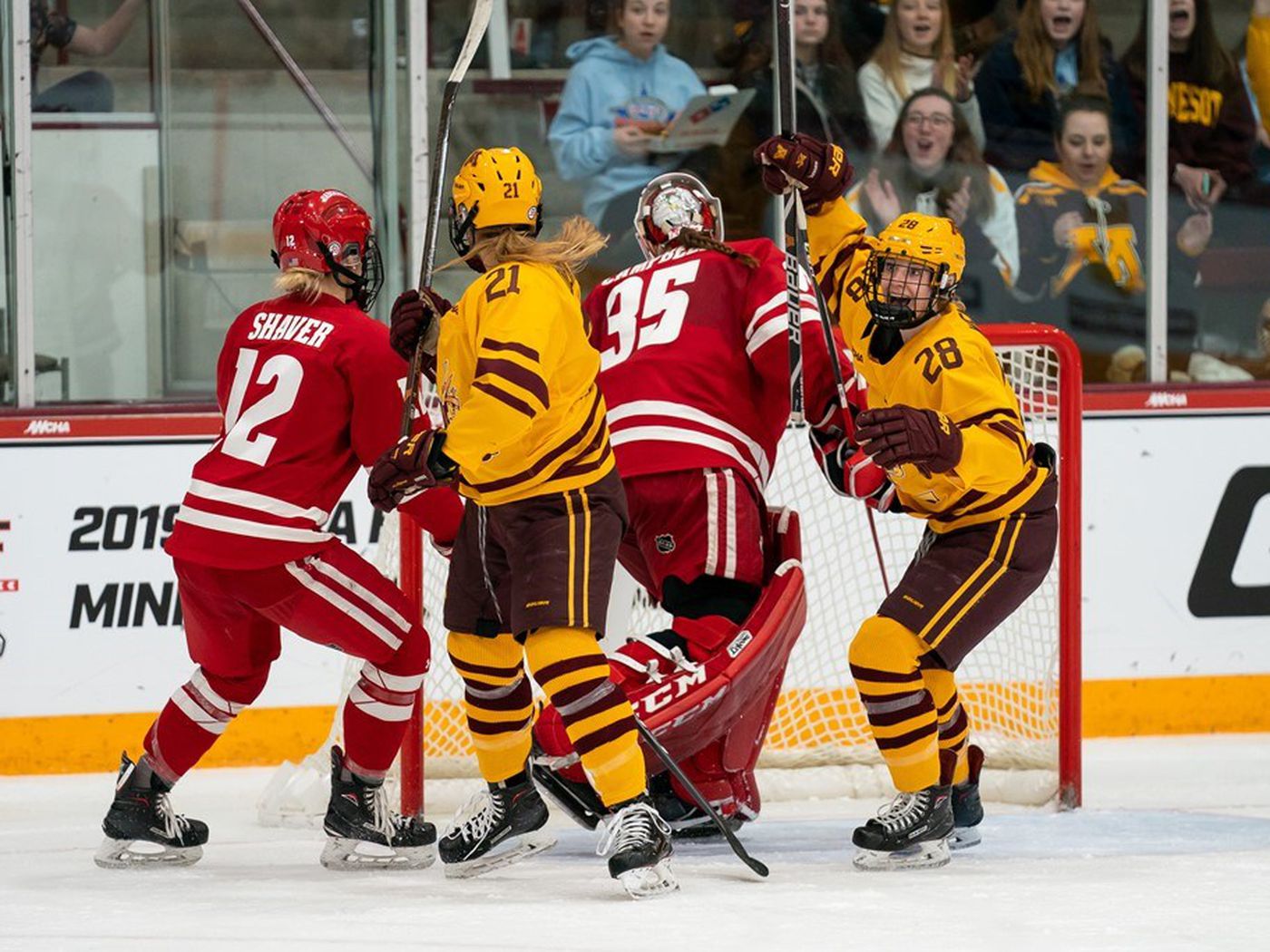Gophers Vs Badgers In The Ncaa Women S Hockey Championship Game