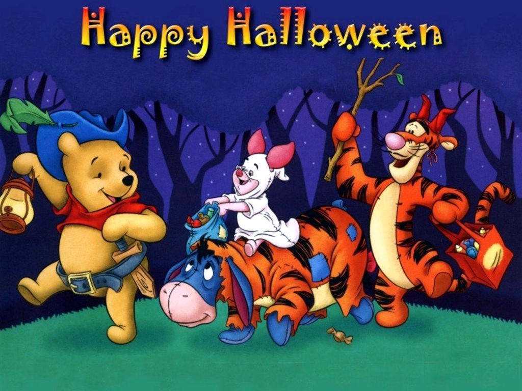 Books And Movies Winnie The Pooh Halloween Coloring S Printable