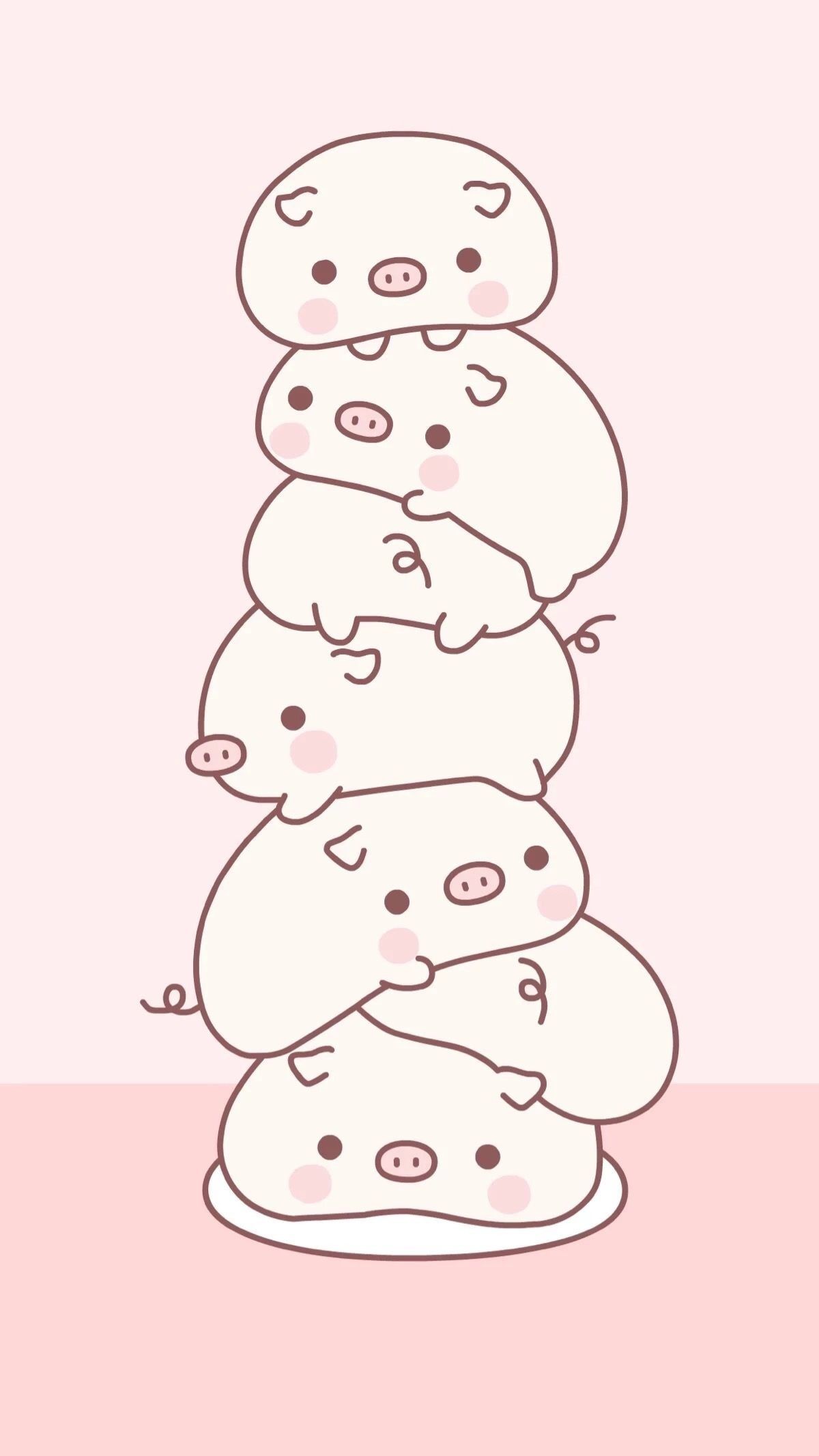 Kawaii Pig Wallpaper On
