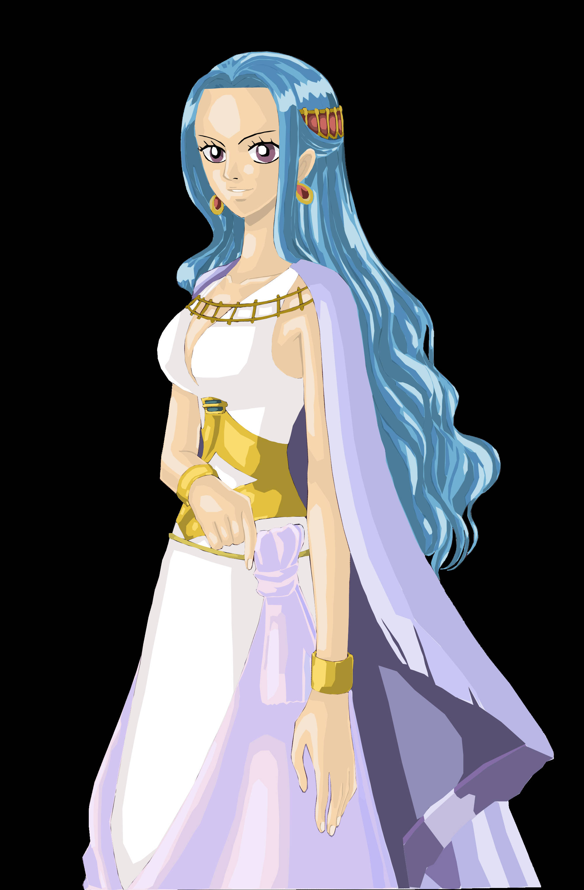 Nefertari Vivi One Piece Fanart Wallpaper