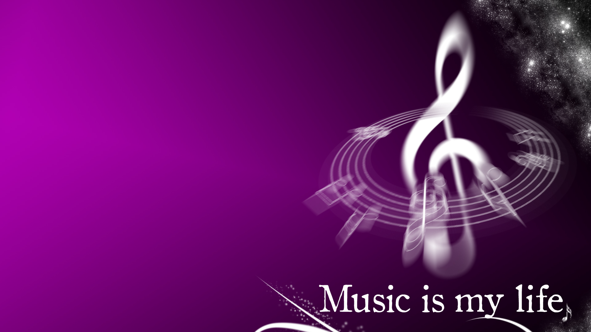 Music Is My Life Wallpaper By