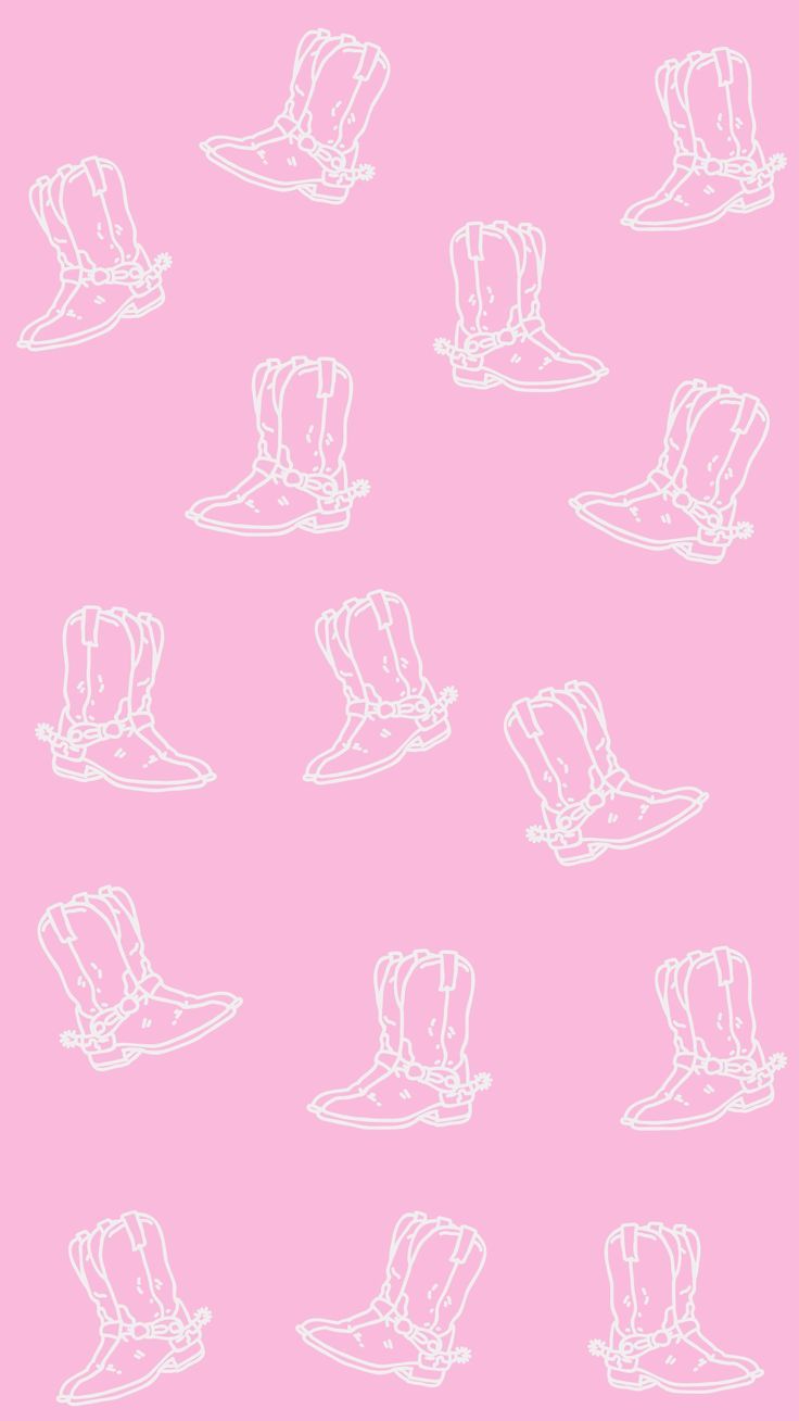 Let S Go Girls Cowgirl Boots Trendy Western Aesthetic iPhone Wallpaper