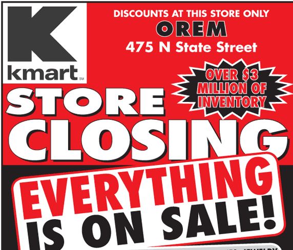 utah readers kmart orem store is closing check out massive savings