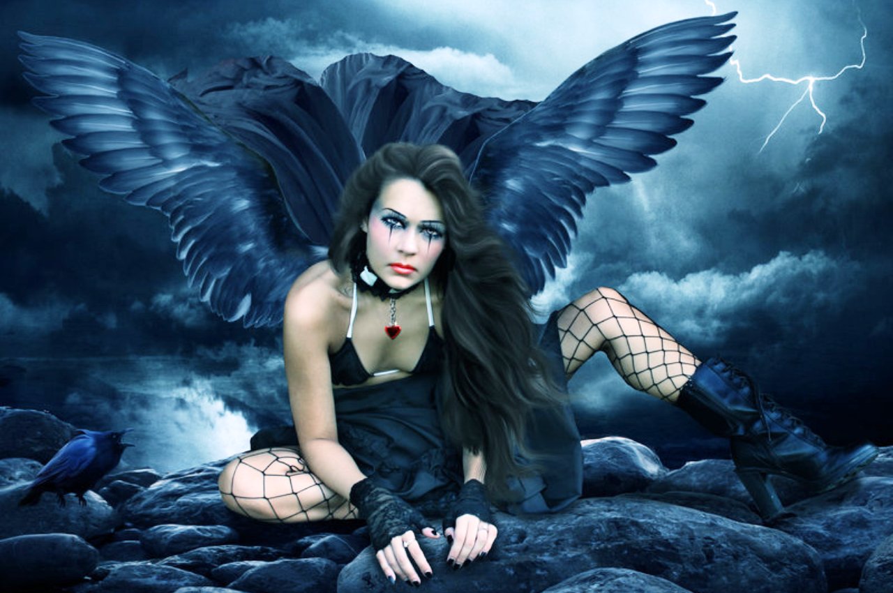 Gothic Angel Wallpaper