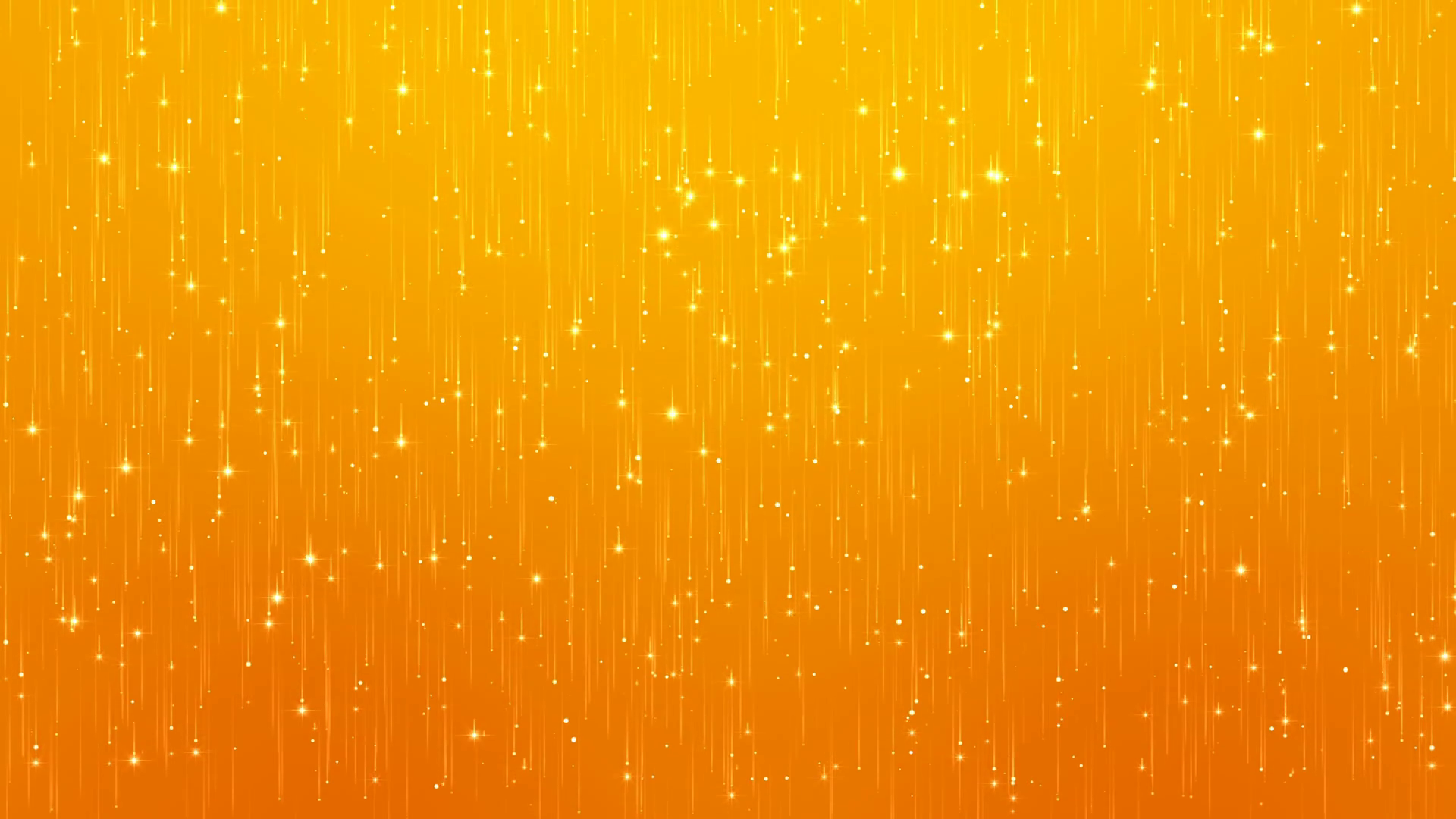 Abstract Particles Glitter On Orange Background Puter