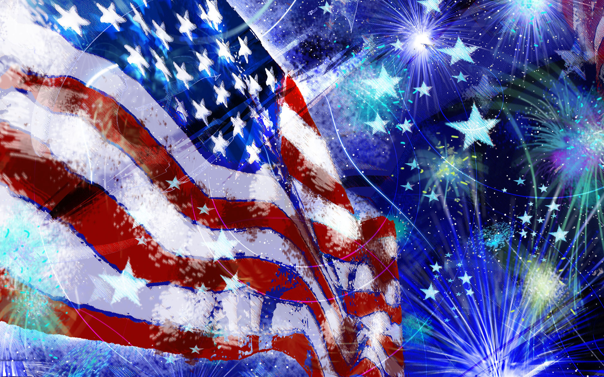 Home Holidays HD Wallpaper 4th Of July