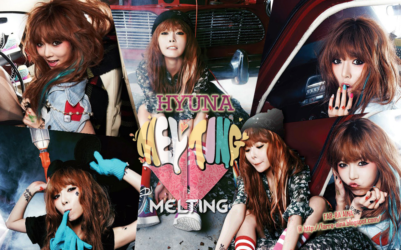 Pop Lover Hyuna 4minute Melting Wallpaper