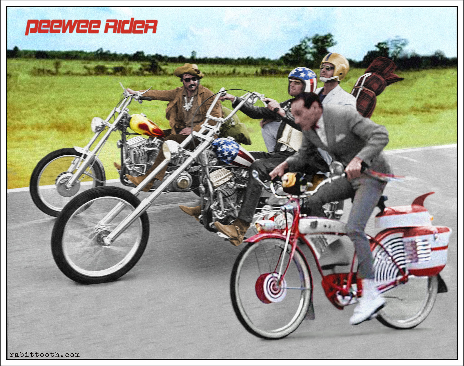 Easy Rider Wallpaper Easy rider by rabittooth