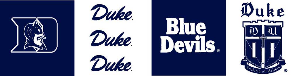 Duke Blue Devils Tall Wallpaper Border