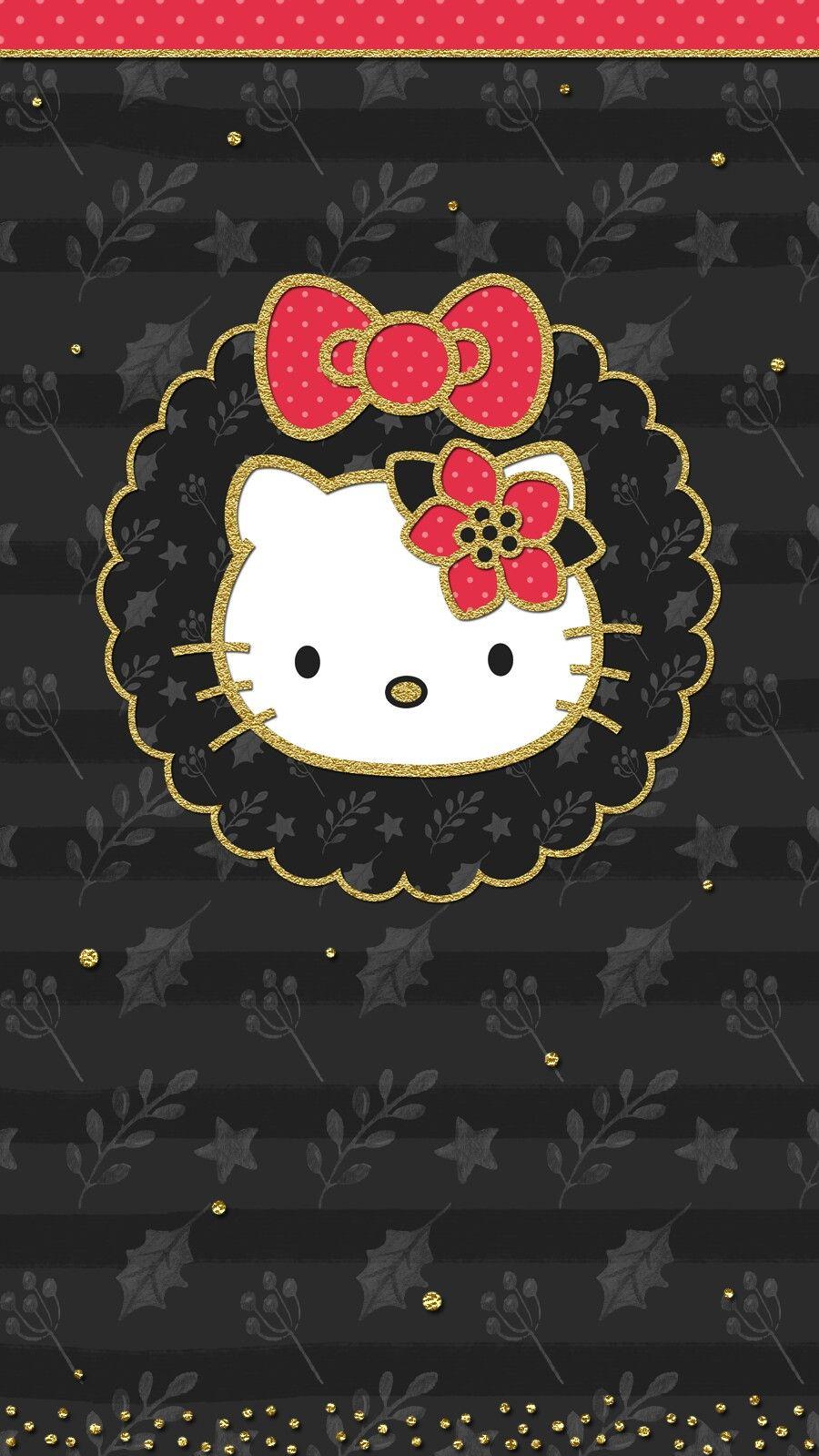 christmas wallpaper iphone android theme hello kitty Hello
