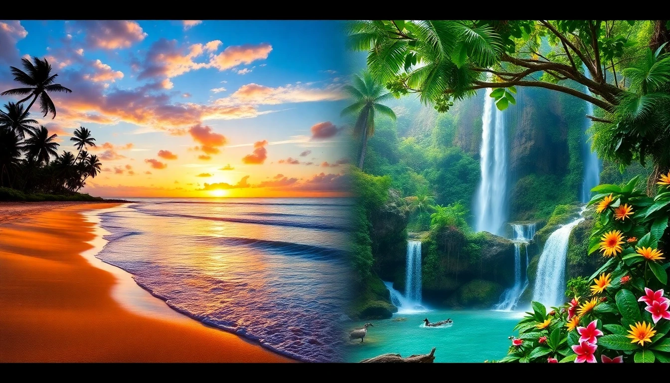 Hawaii Dual Screen Wallpaper