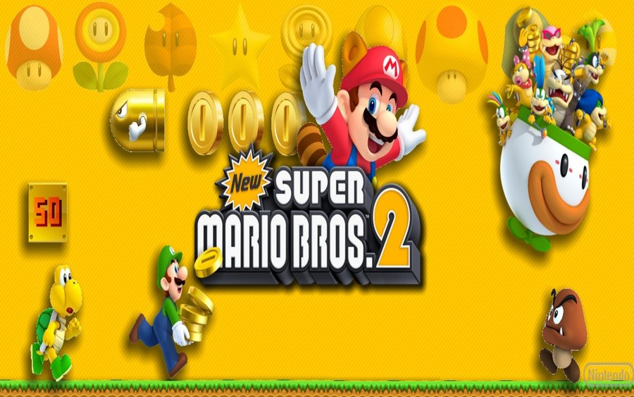 New Super Mario Bros Wallpaper Big Version By Cookieboy011 On