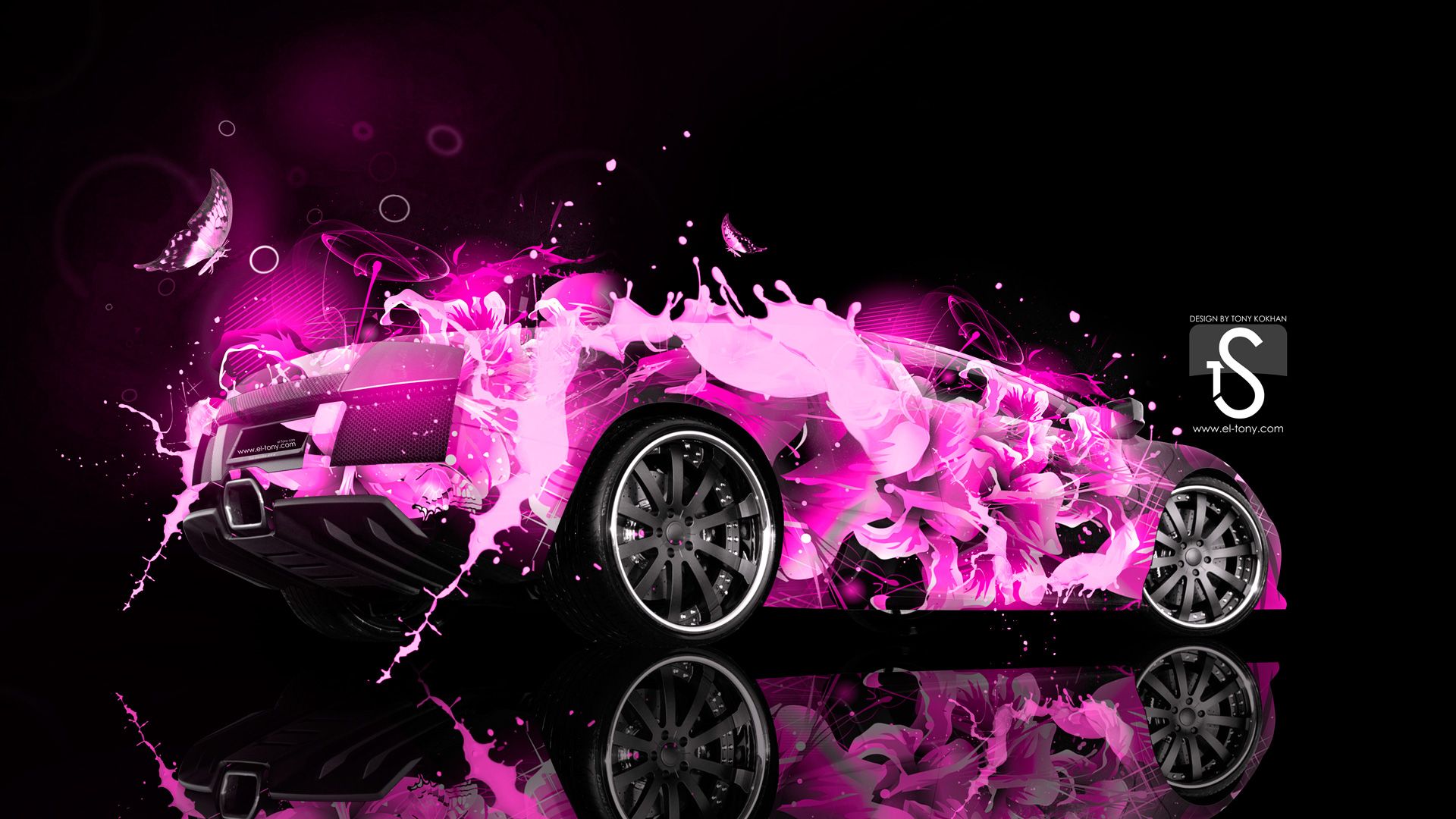 Abstract Lamborghini Murcielago HD Wallpaper Car