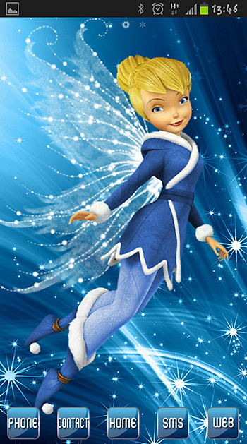 Blue Tinkerbell Android Theme The