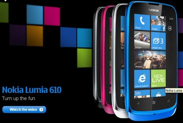 Nokia Unveils Entry Level Lumia Handset