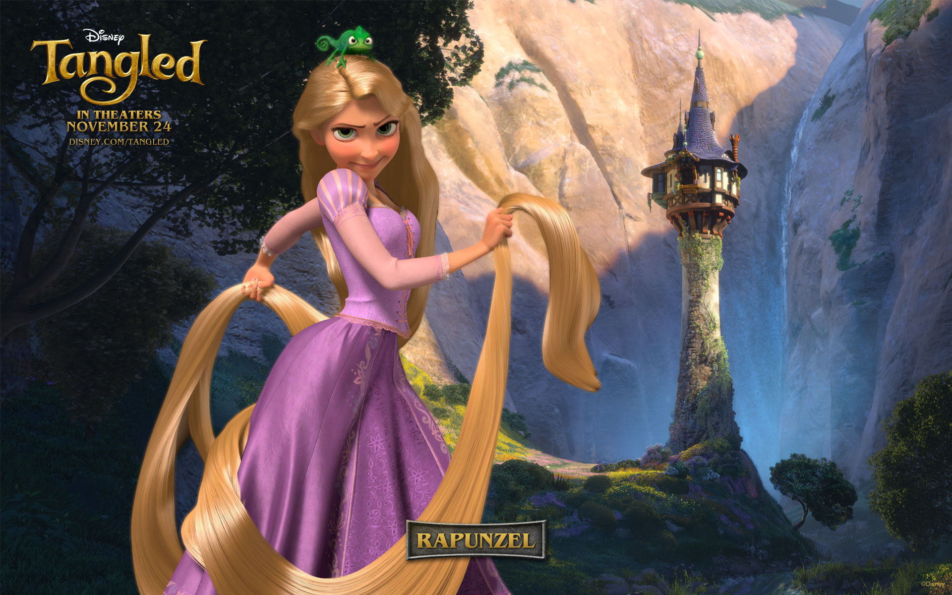 Tangled Disney Wallpaper Princess Rapunzel From