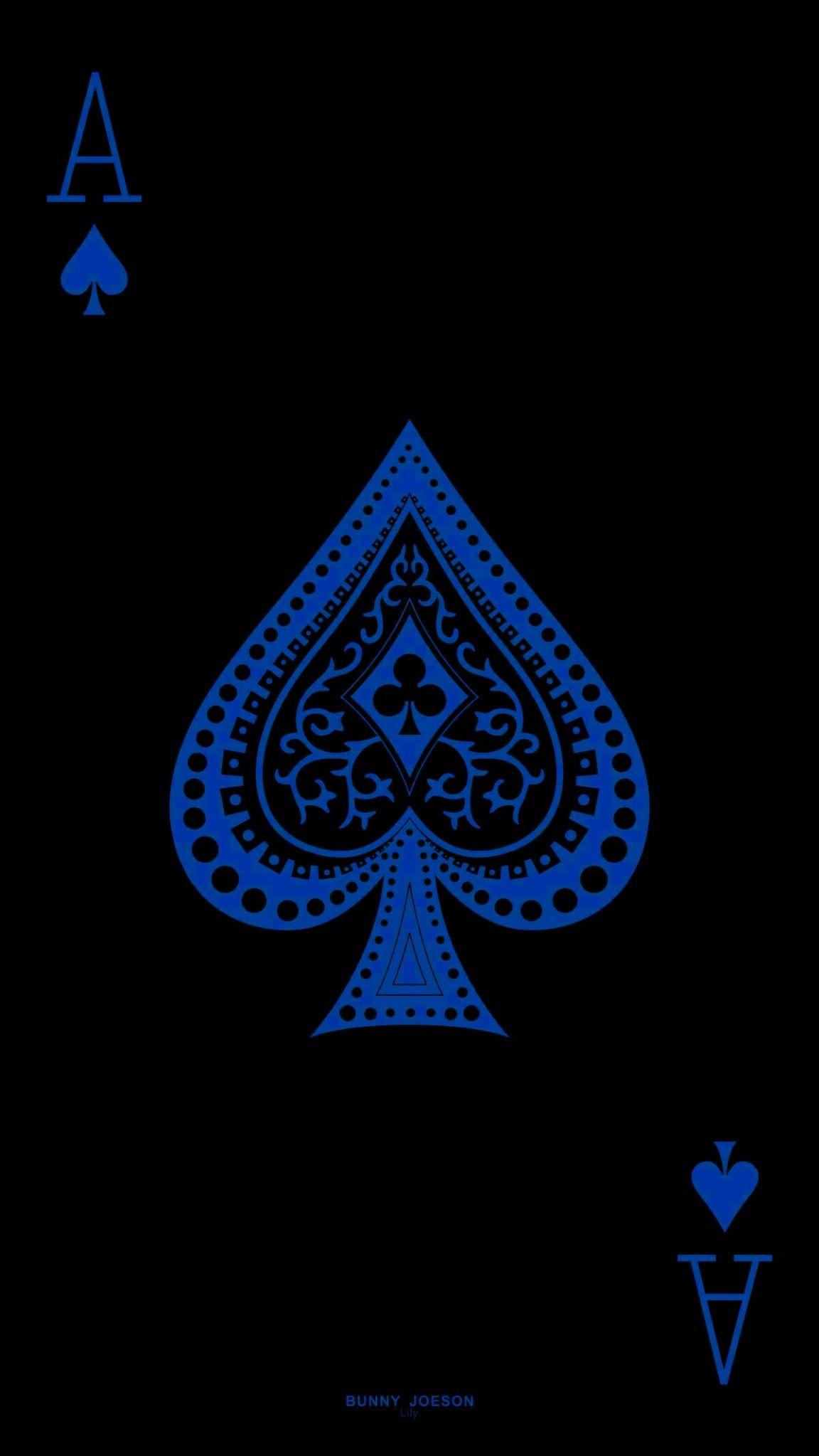 Jomber Edwin On Draw Dark Phone Wallpaper Ace Of Spades