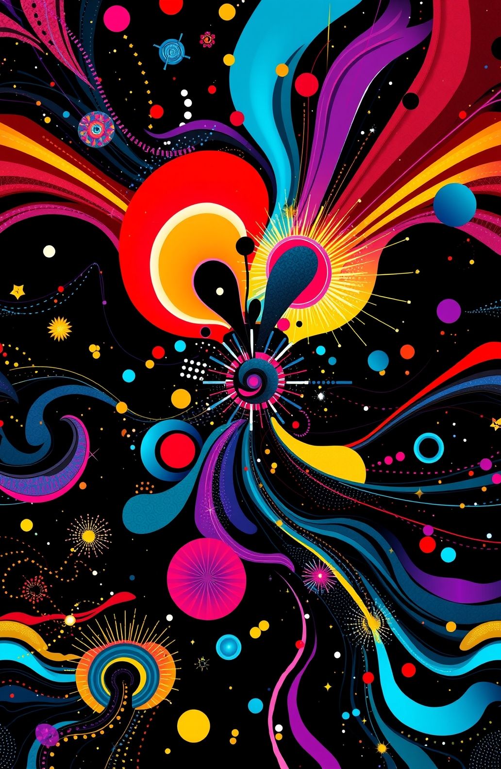 Black And Color Wallpaper
