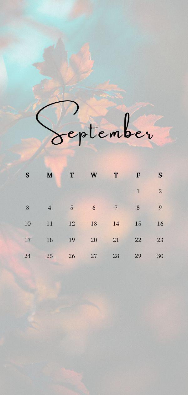 September Wallpaper Calendar