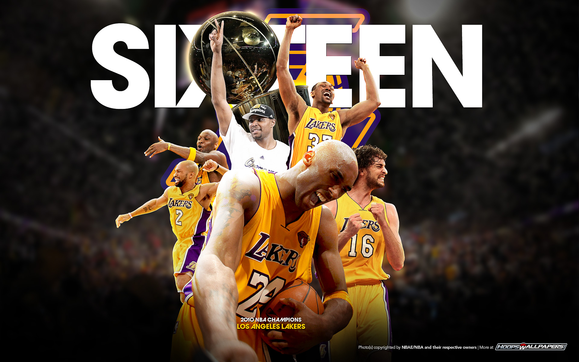 Wallpaper Lakers Allen Change Players Champions Nba