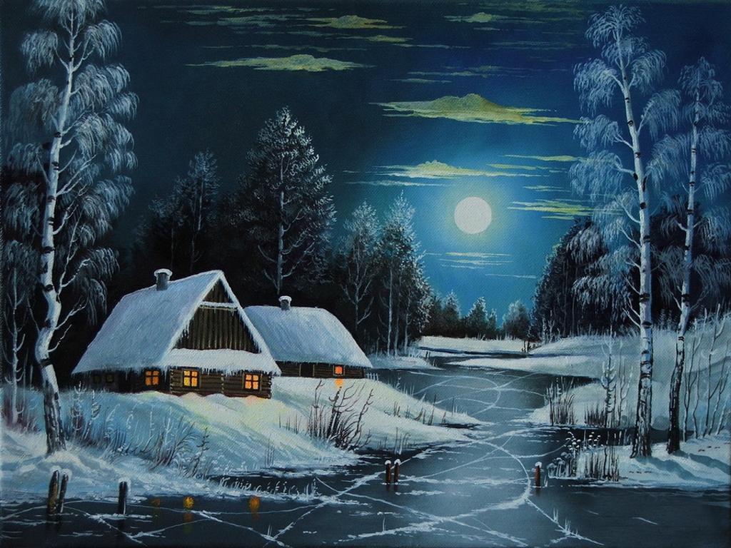 Moonlight Night Hq Wallpaper