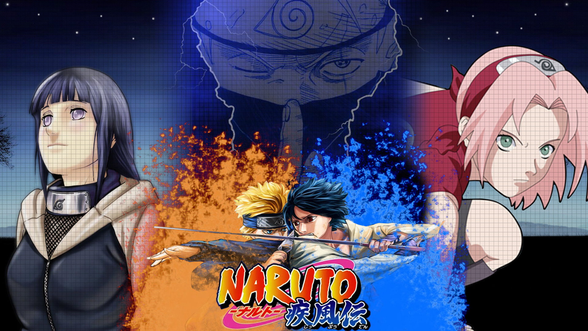 Wallpaper Naruto Vs Sasuke Shippuden