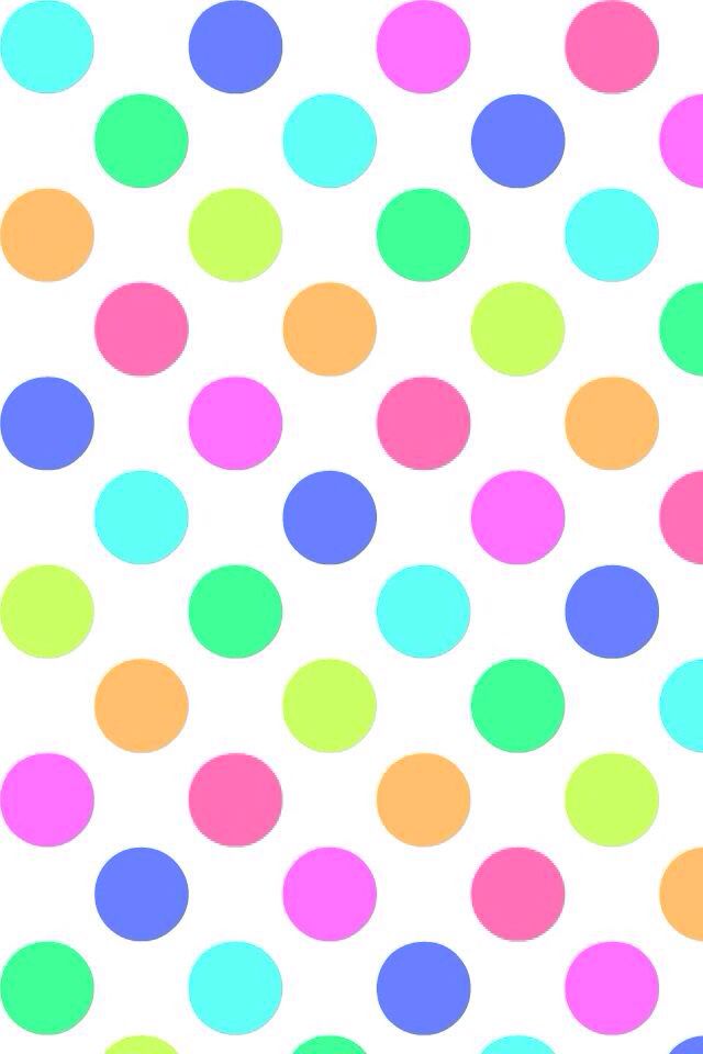 Colorful Polka Dot Wallpaper Phone