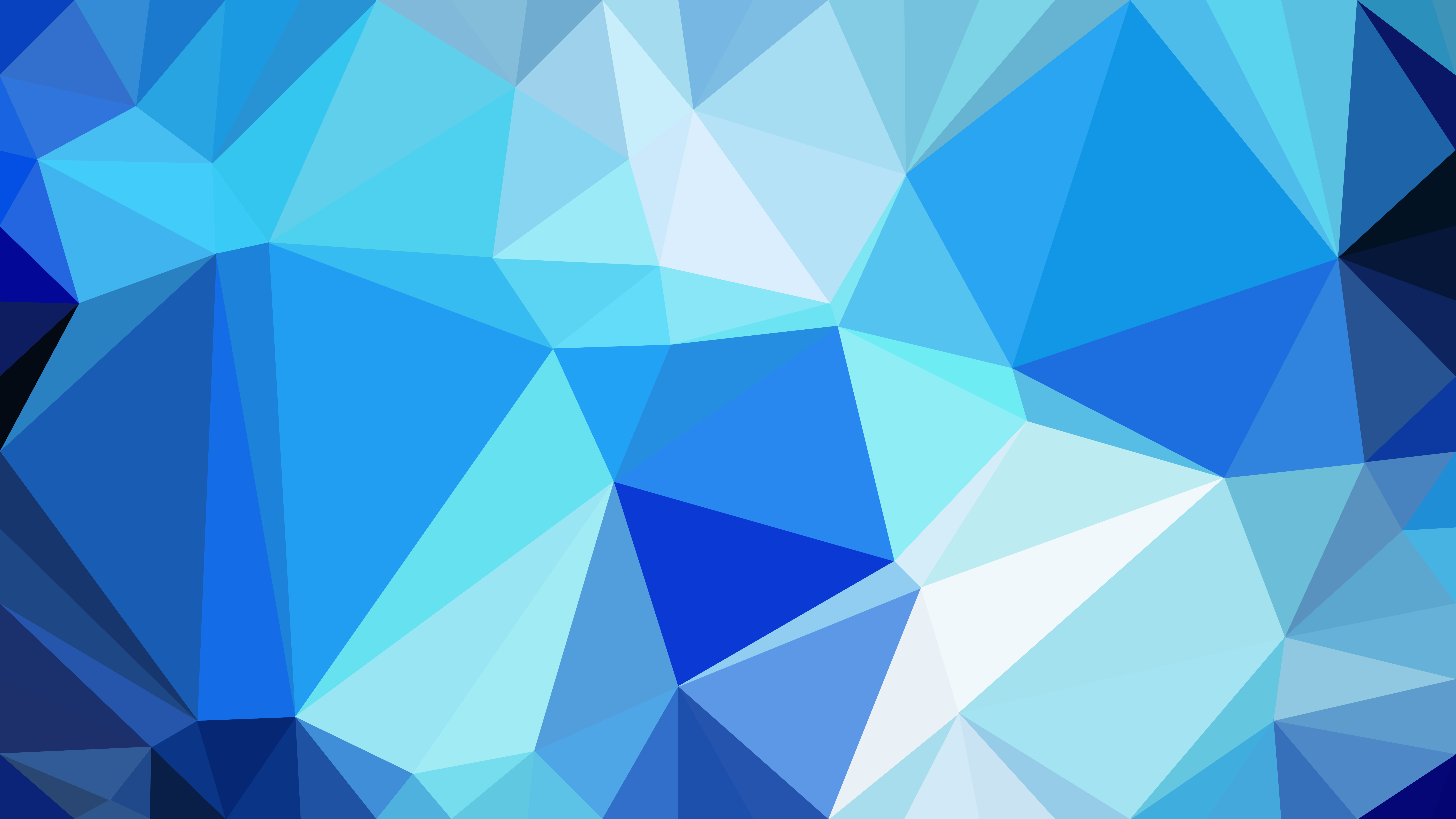 Free Blue Triangle Geometric Background Vector