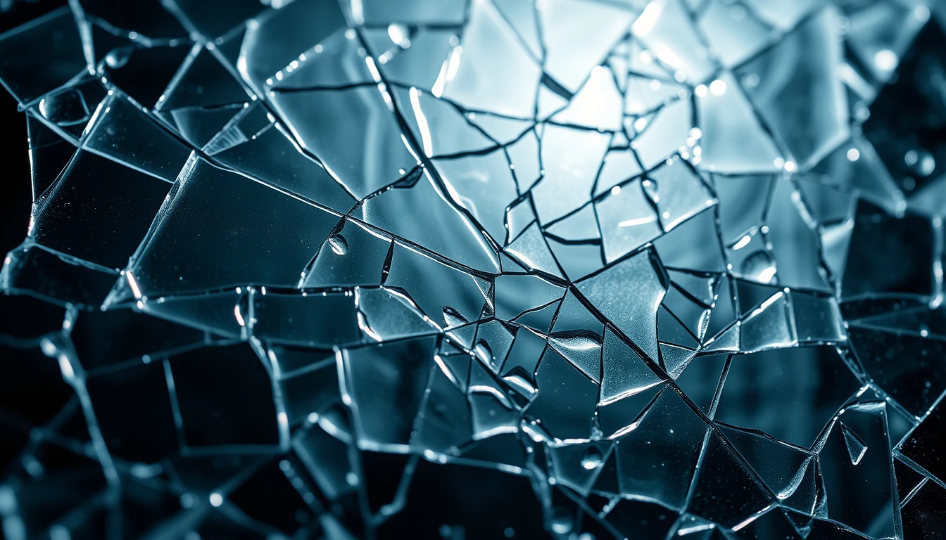 Broken Glass Hd Wallpaper