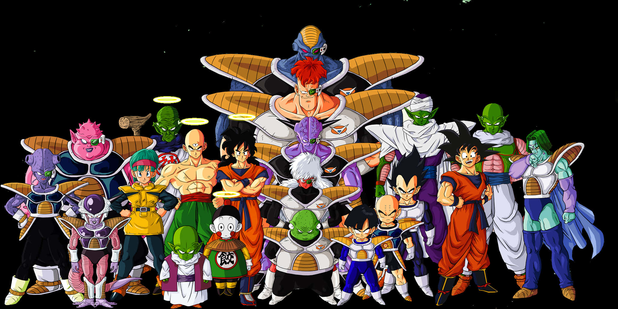 Dragon Ball Characters Gathering Wallpaper