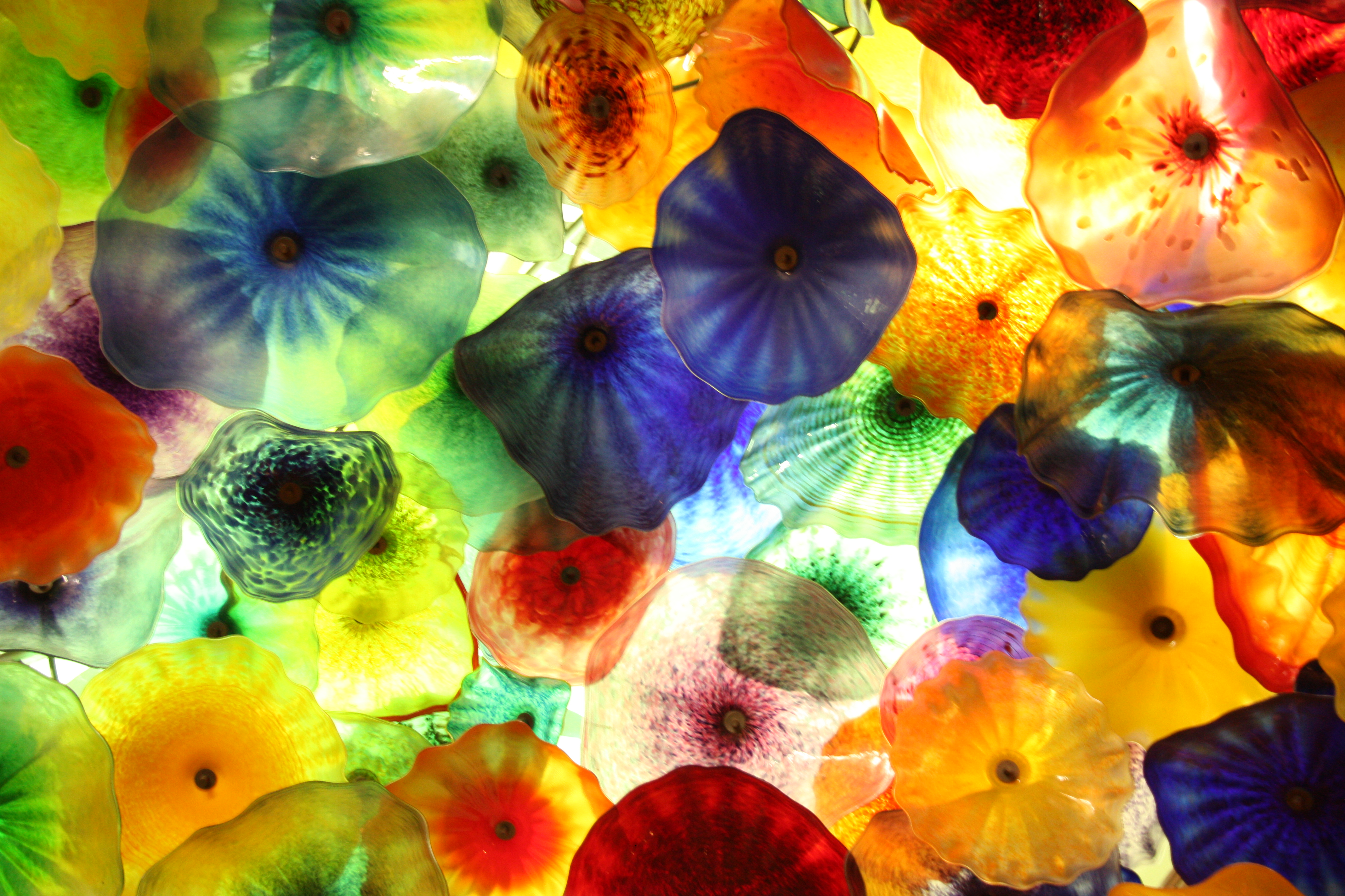 Bellagio Chihuly Stained Glass Ceiling Art Sojourner In A