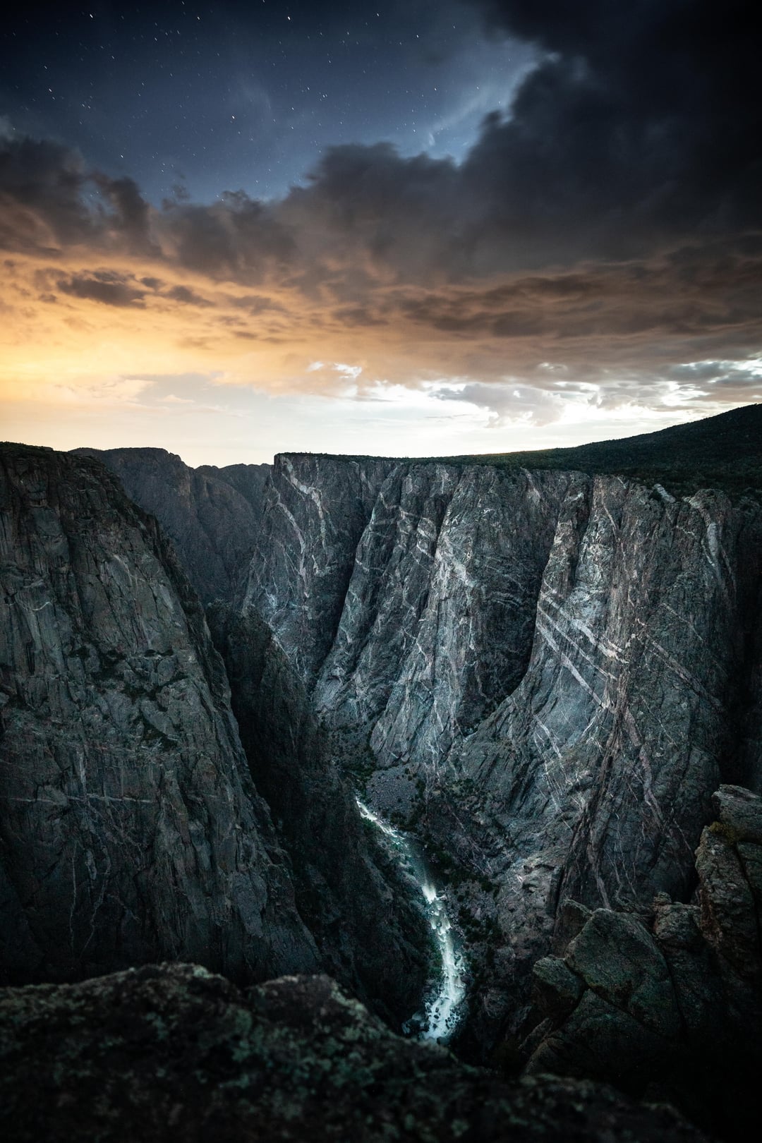 Black Canyon At Twilight Wallpaper