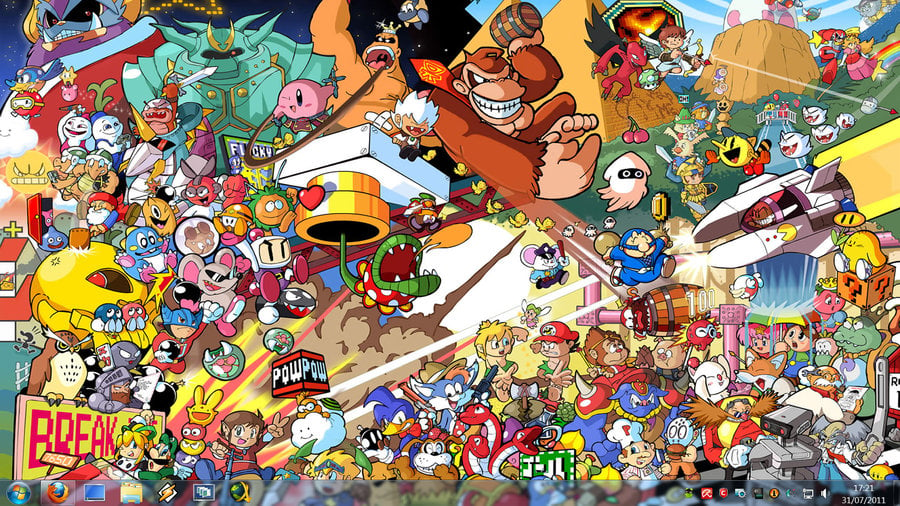 Retro Game Characters by Kensirou on