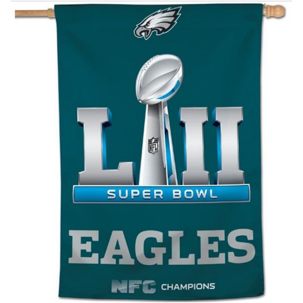 Super Bowl LII NFC Champions House Flag for Philadelphia