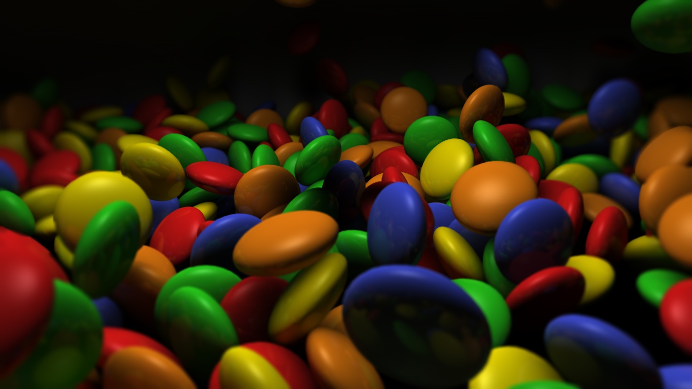 Smarties Type Things Wallpaper P By