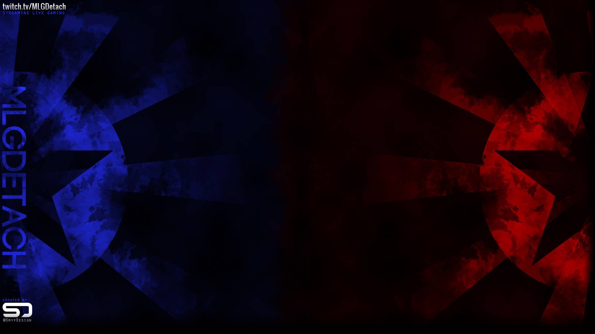 Download Youtube Thumbnail Dark Red And Blue Wallpaper