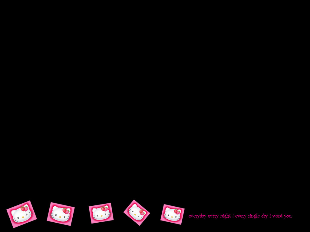 Simple Black Hello Kitty Wallpaper Picture Amp