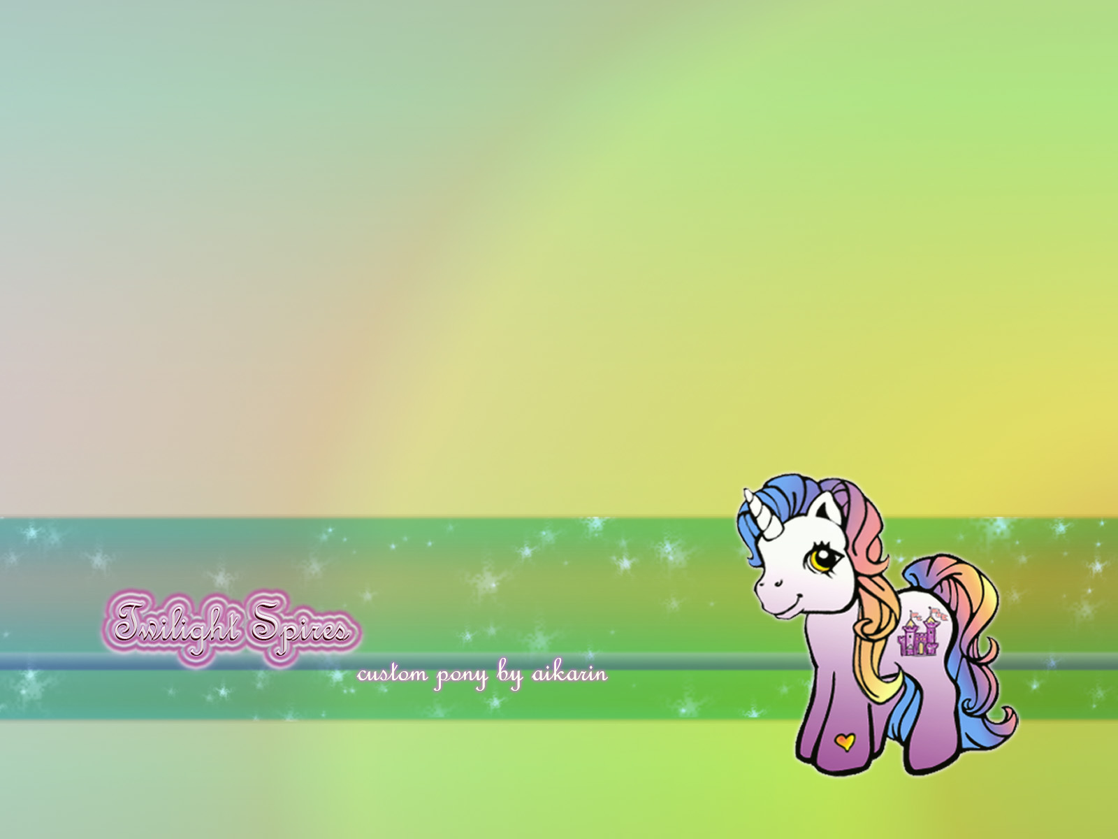 Aikarin My Little Pony Desktop Background