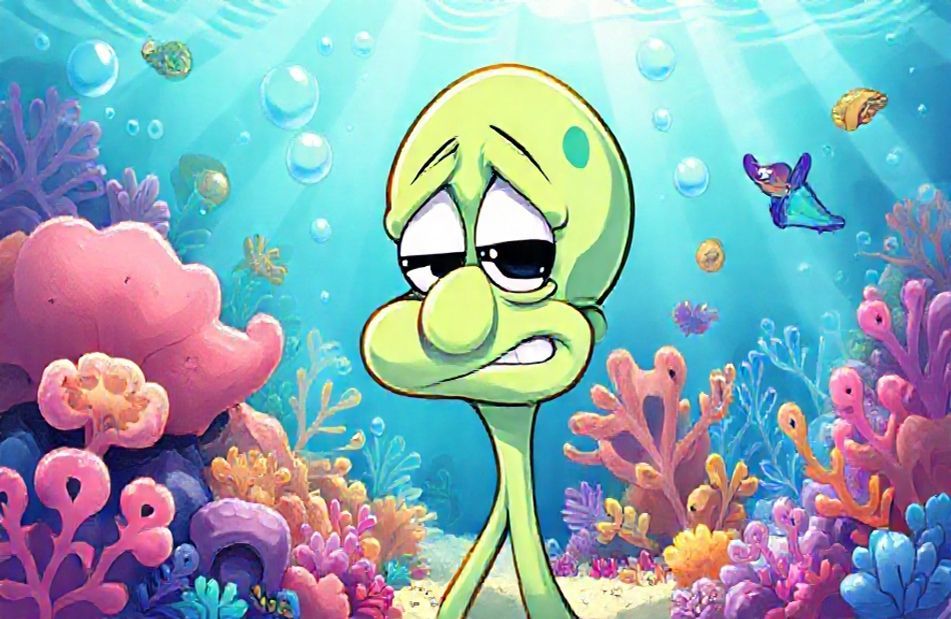 Squidward Wallpaper