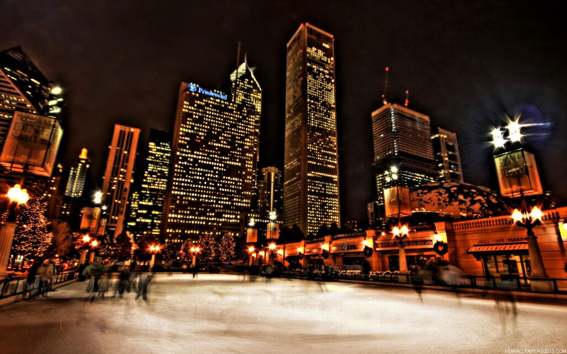 City Of Chicago In Stunning HD High Definition Wallpaper