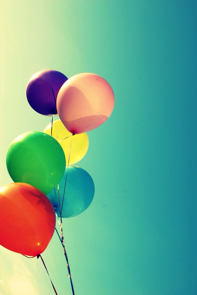 BALLOONS IPHONE WALLPAPER BACKGROUND Birthday balloons pictures
