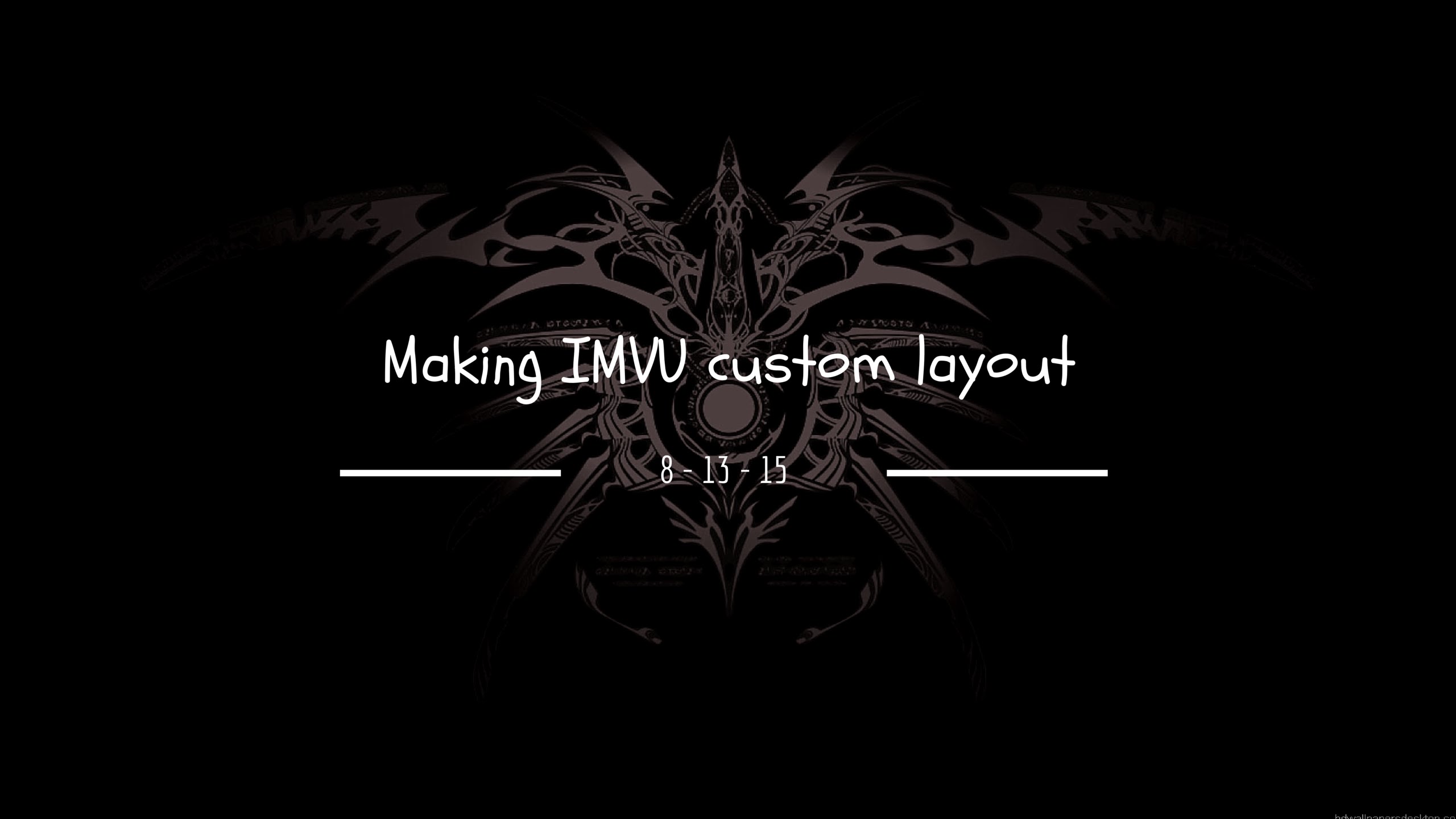 How To Make Imvu Layout With Photoshop Beginners