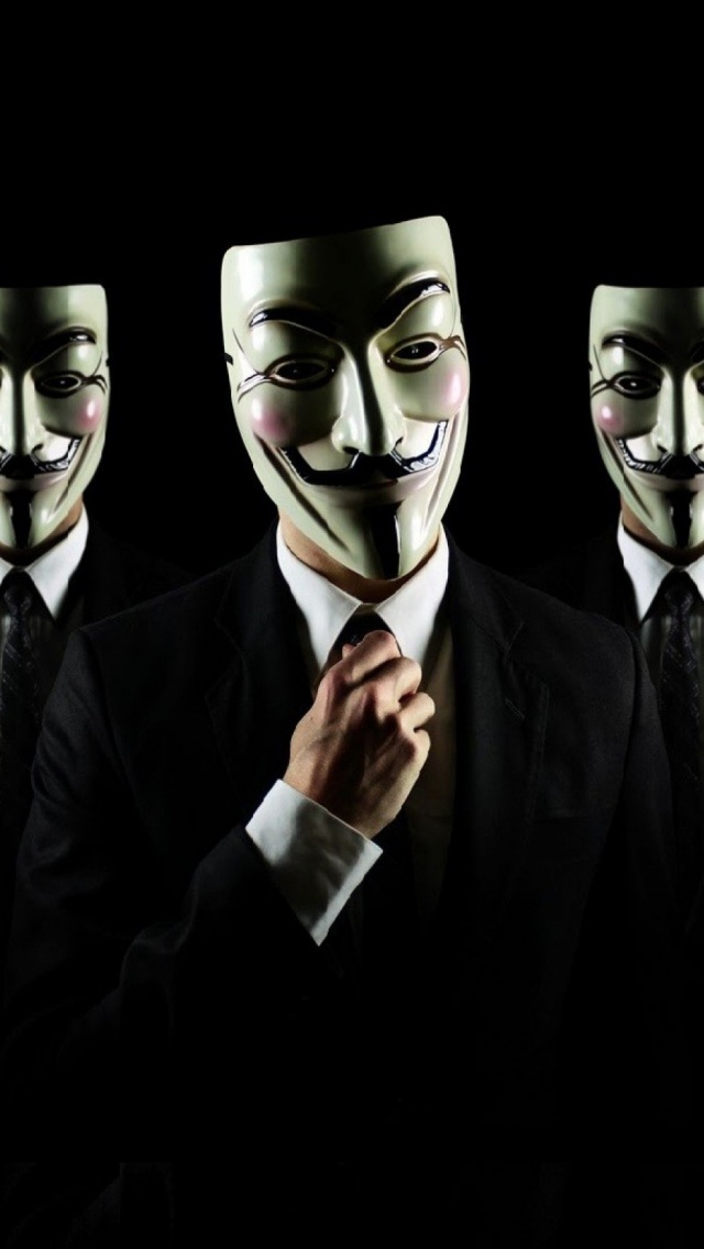Anonymous Guys iPhone Wallpaper HD iPhonewalls