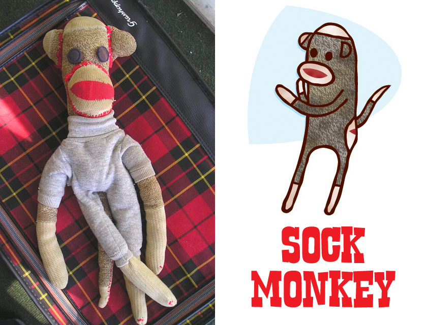 Monkey Wallpaper Sock