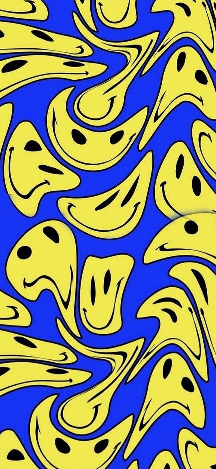 Wallpapers happy face Trippy wallpaper Edgy wallpaper Trippy 720x1560