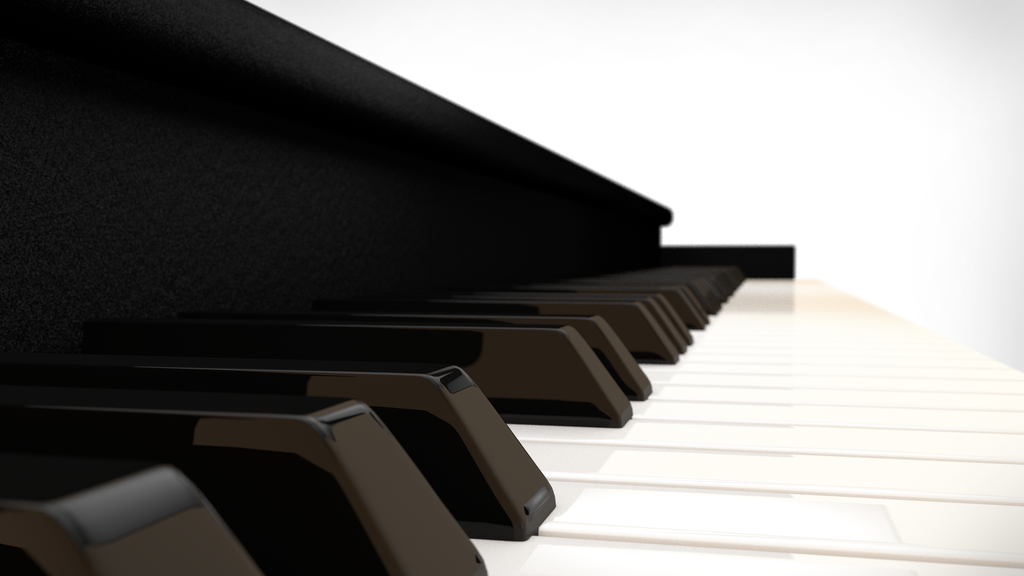 3D Piano Keys wallpaper by saifirenet on