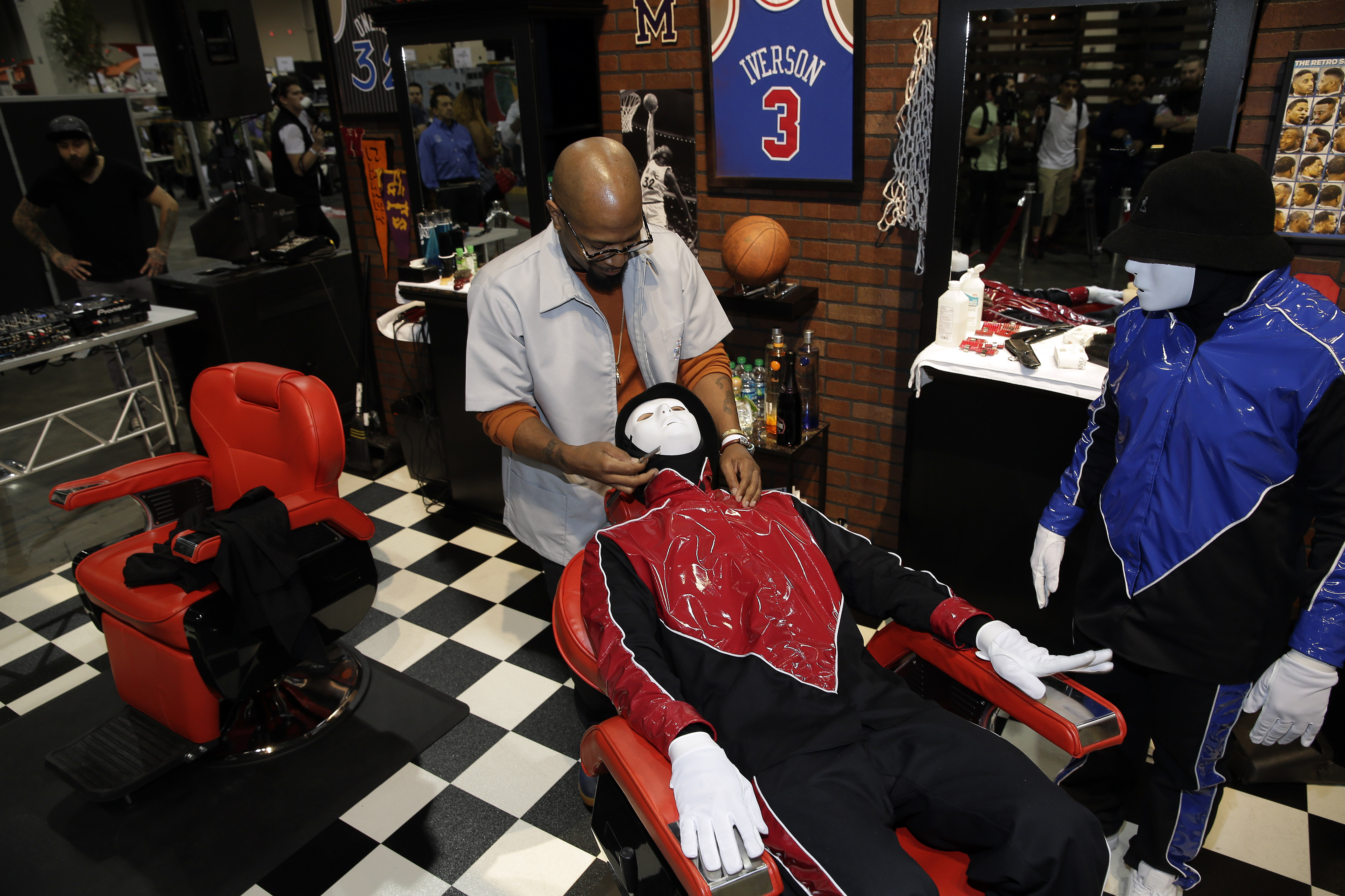 Jabbawockeez Get A Shave Inside The Sneakerbox