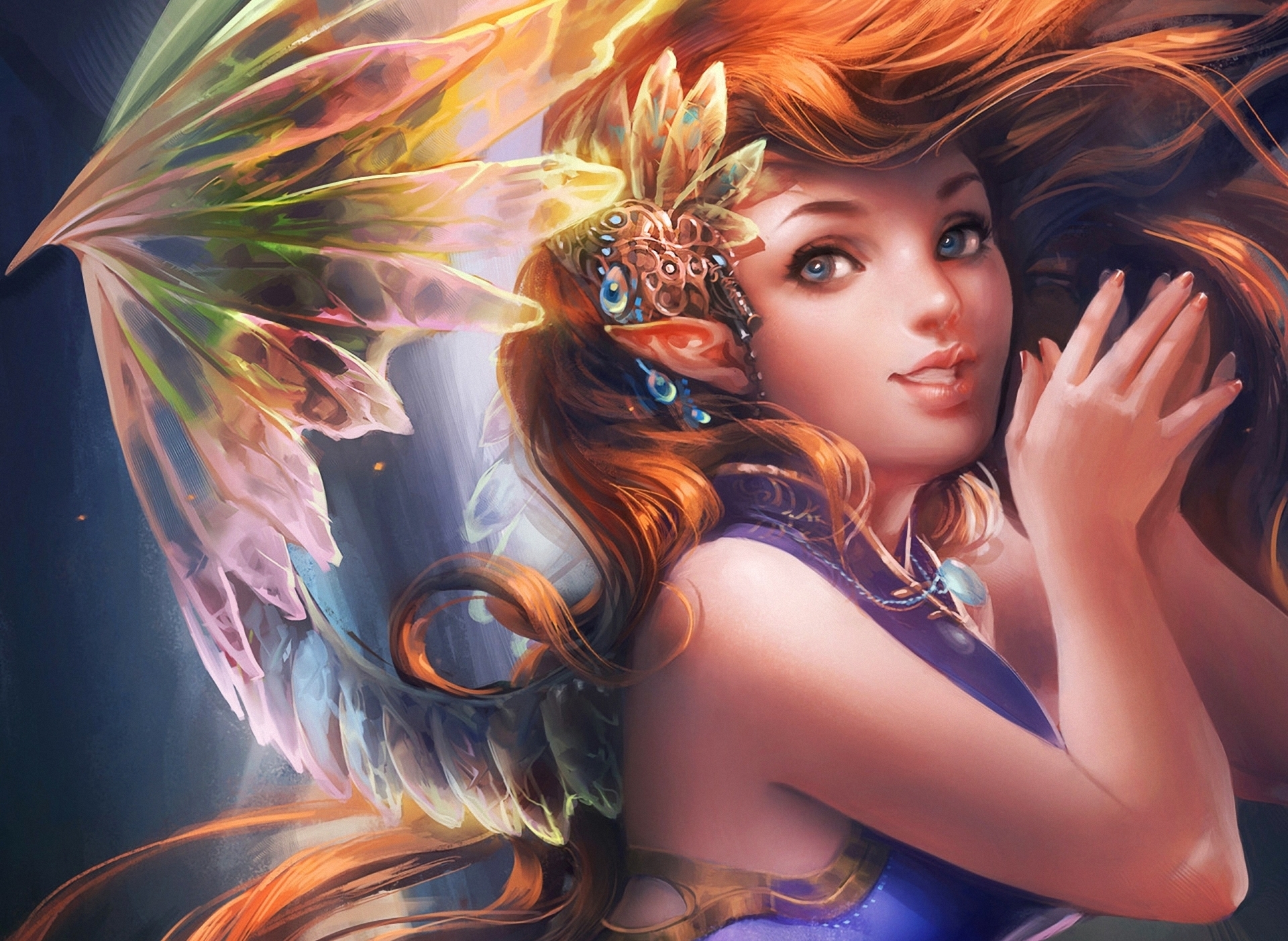 Fantasy Fairy Art Wallpaper Galleryhip The