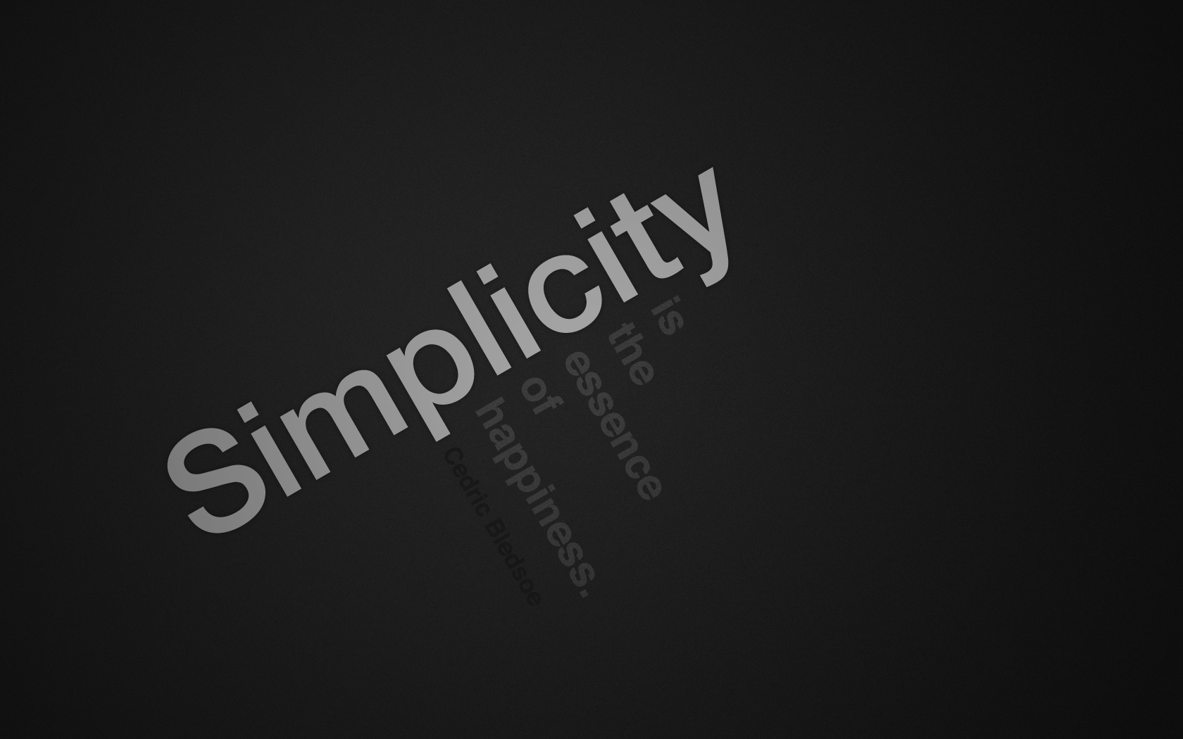 Typography Wallpaper Minimalistic Text Only