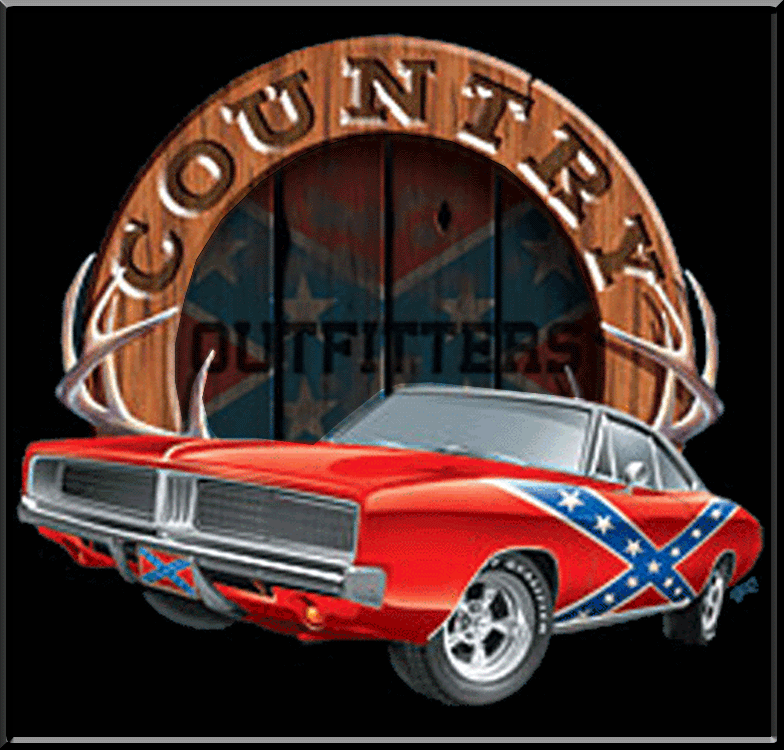 Confederate Flag Car